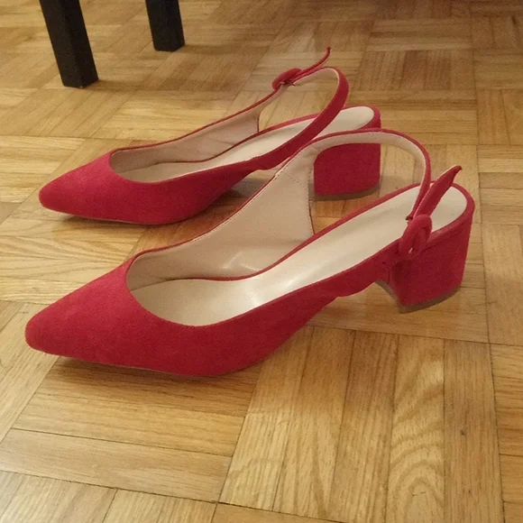 Red slingbacks - Picture 2 of 7